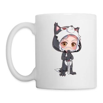 MOSBIES Schattenwolf Cosplay Schwert Geschenk - Tasse - Weiß - Links