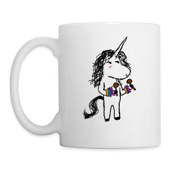 Dancing Unicorn - Mug - white - Left