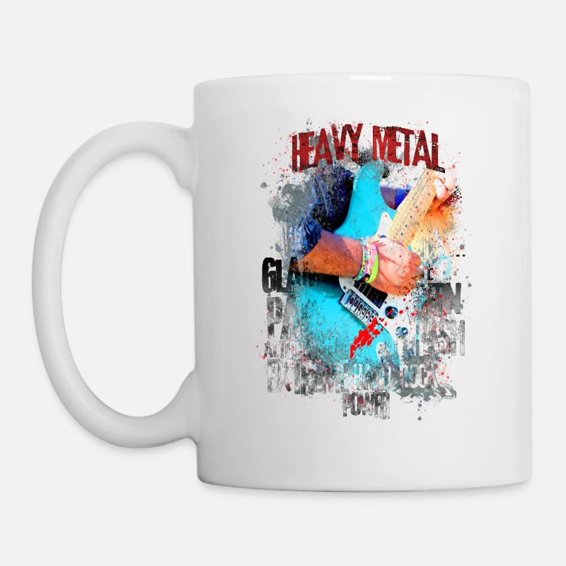 Heavy Metal - Tasse - Weiß