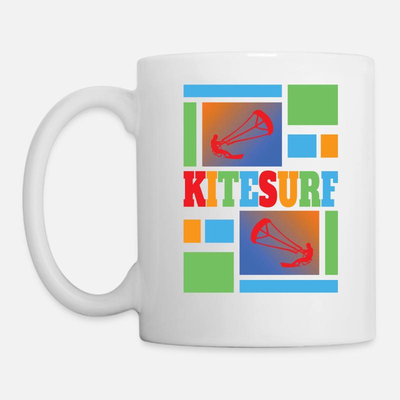 Kite Surfing - Kitesurfen - Kitesurf - Tasse - Weiß