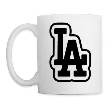 Los Angeles Californie LA Hollywood - Mug blanc - blanc - Gauche