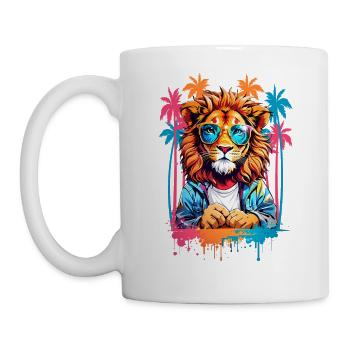 Cool Lion - Mug - white - Left