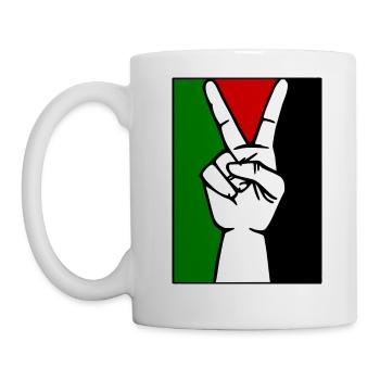 Free palestine - Mug - white - Left