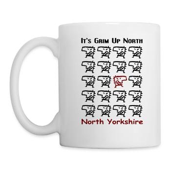 Grim Groupe - Tasse - Weiß - Links
