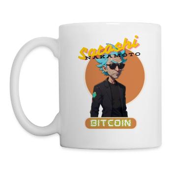 Satoshi Nakamoto - Mug - white - Left
