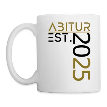 Abitur Est. 2025 - Tasse - Weiß - Links