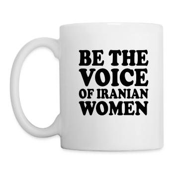 Be the voice of iranian women - Mug - white - Left