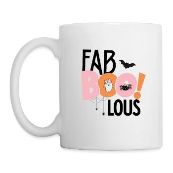 Fabboolous - Cute Halloween design with spirit - Mug - white - Left