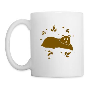 Ours - Panda Forêt Nature Liberté Sauvage - Mug blanc - blanc - Gauche