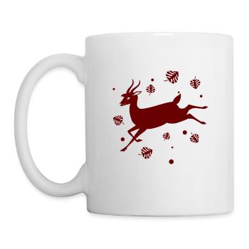 Deer - Forest, Nature, Animal Welfare - Mug - white - Left