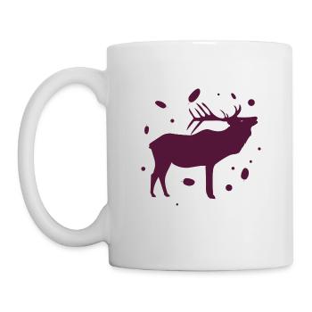 Deer - Forest, Nature, Animal Welfare - Mug - white - Left