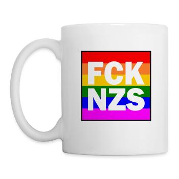 Fck nzs - Mug blanc - blanc - Gauche