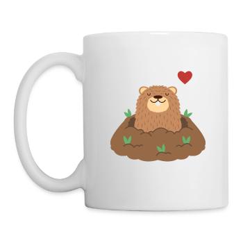 Groundhog Love - Mug - white - Left