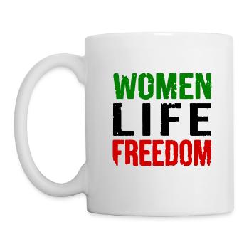 Women life freedom - Mug - white - Left