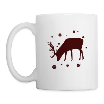 Deer - Forest, Nature, Animal Welfare - Mug - white - Left