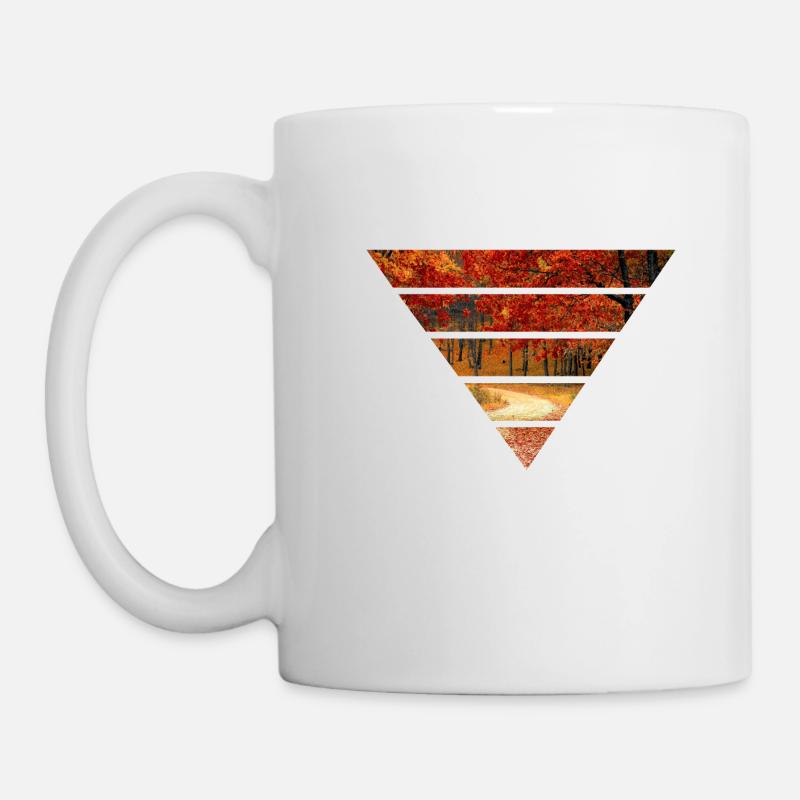 forêt d'automne - Mug blanc - blanc