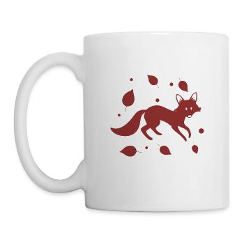Renard - Animal, Zoo, Amoureux des animaux, Conservation de la nature - Mug blanc - blanc - Gauche