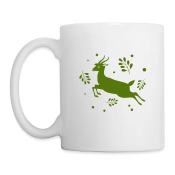 Deer - Forest, Nature, Animal Welfare - Mug - white - Left