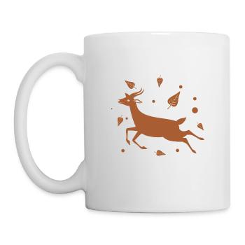 Deer - Forest, Nature, Animal Welfare - Mug - white - Left