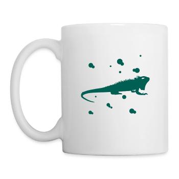 Bearded dragon - amphibian animal - Mug - white - Left