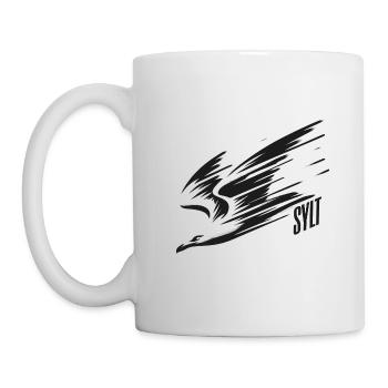 T-shirt de vacances Sylt Dive Low Flyer Seagull - Mug blanc - blanc - Gauche