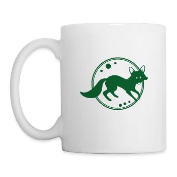 Renard - Animal, Zoo, Amoureux des animaux, Conservation de la nature - Mug blanc - blanc - Gauche