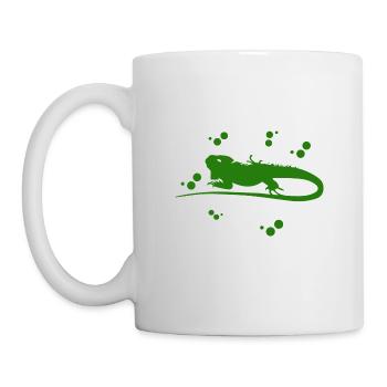 Bearded dragon - amphibian animal - Mug - white - Left