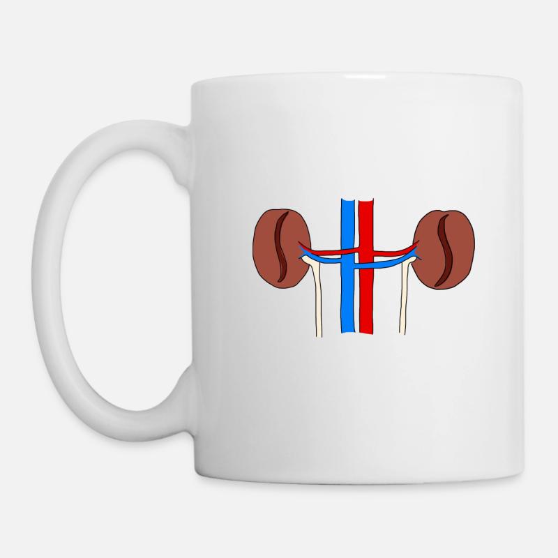 Coffee Beans Kidney - Mug - white