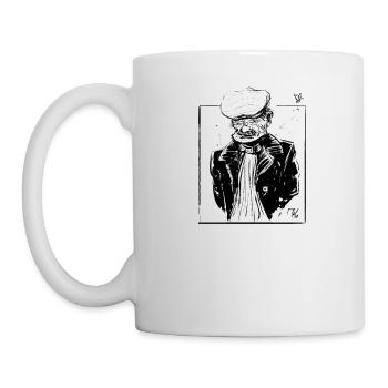 Street Art Lovers Grandpa Grandpa Bintage T-Shirt - Mug - white - Left