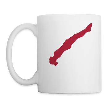 Trampoline - Mug blanc - blanc - Gauche