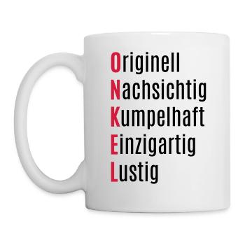Bester tollster Onkel Geschenkidee Geschenk Neffe - Tasse - Weiß - Links