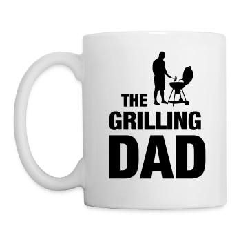 Papa grills Grill grill BBQ Barbecue Bratwurst - Mug - white - Left