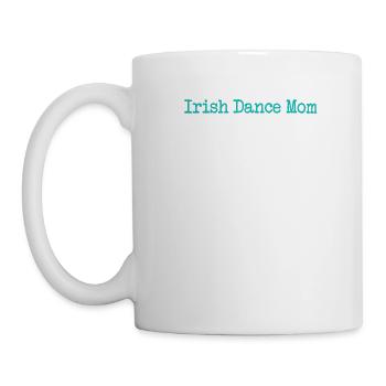 Lustiger irischer Tanz-Mutter-Definitions-Geschenk-Entwurf - Tasse - Weiß - Links