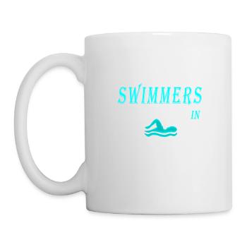 Swiming Legends are born in April - Mug - white - Left