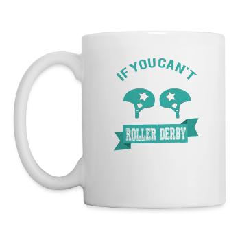 Lustiges Roller Derby spielen schönes Geschenk - Tasse - Weiß - Links