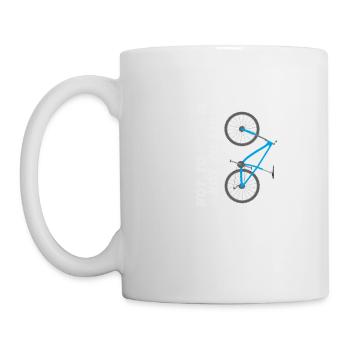 Funny cycling & cyclist gift Not to ride - Mug - white - Left