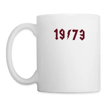 Top 1973 Geburtstag Rock Classic Geschenk Design - Tasse - Weiß - Links