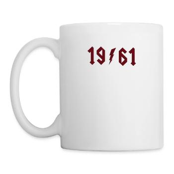 Top 1961 Birthday Rock Classic Gift Design - Mug - white - Left
