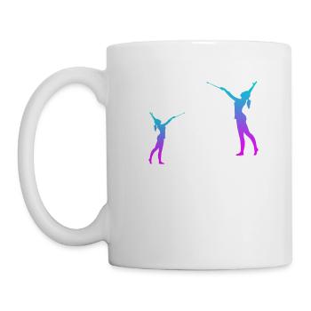 Top Spaß Baton Twirling Twirl es einfach Geschenk Design - Tasse - Weiß - Links