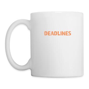 Top Selling Project Manager Eat Deadlines - Mug - white - Left