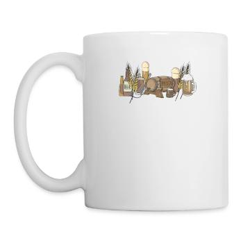 Top Fun Craft Beer Bier Notwendigkeiten Geschenk Design - Tasse - Weiß - Links