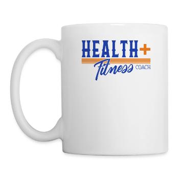Health Fitness Coach Shirt, Instructor Workout - Mug - white - Left