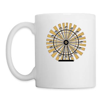 Chemistry Shirt, Ferrous Wheel Ferris Wheel - Mug - white - Left