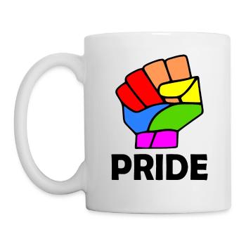 Pride - Tasse - Weiß - Links