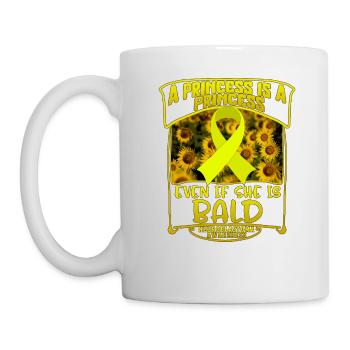 Neuroblastoma Awareness Shirt, Princess Is A - Mug - white - Left