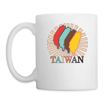 Taiwan Shirt, Taiwan Map Gift Tee, Chinese - Mug - white - Left