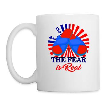 Taiwan Shirt, The Fear Is Real Slippers Funny Tee - Mug - white - Left