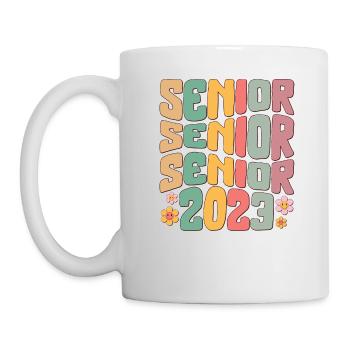 Abschlusshemd, Senior Class Of 2023 Geschenkende - Tasse - Weiß - Links