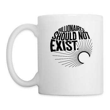 Chemise communiste, les milliardaires ne devraient pas exister - Mug blanc - blanc - Gauche