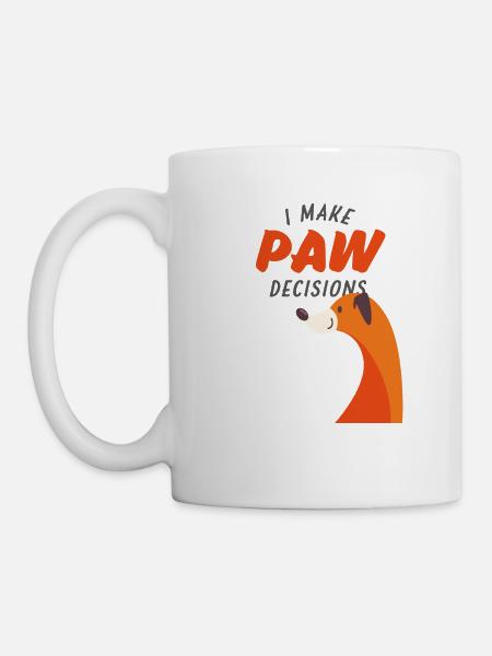 I Make Paw Choices, I Make Poor Choices Dog Lovers - Mug - white